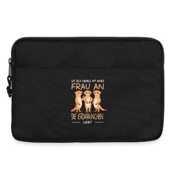 Funny Sayings Fun Outfits Irony Sarcasm - Laptop bag 13" - black - Front