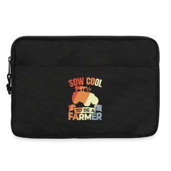 Mein Herz schlägt für Schulbusse - Laptoptasche 13" - Schwarz - Vorne
