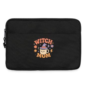 Hexe Mama Halloween Kostüm Lustiger Spruch - Laptoptasche 13" - Schwarz - Vorne