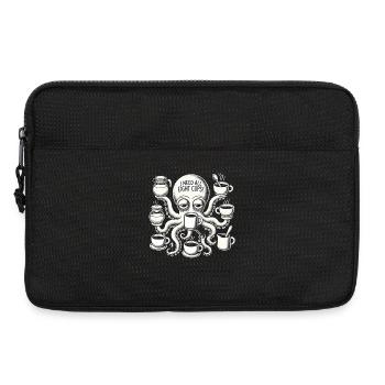 Ich brauche alle acht Tassen - Laptoptasche 13" - Schwarz - Vorne