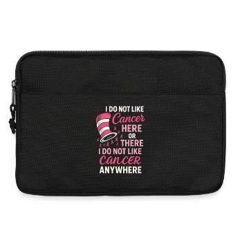 Ich Mag Krebs Nicht Hier Oder Dort - Laptoptasche 13" - Schwarz - Vorne