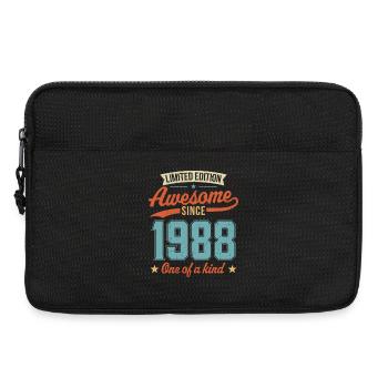 Genial seit 1988 - Laptoptasche 13" - Schwarz - Vorne