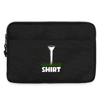 Golfer Golf Golfen - Laptoptasche 13" - Schwarz - Vorne