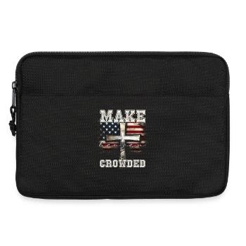 Make Heaven Bonded Cross Flag Design - Sacoche pour ordinateur portable 13 pouces - noir - Devant
