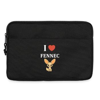 I love Fennec - Laptop bag 13" - black - Front