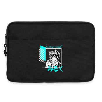 Je ne peux pas en avoir assez de lait Catboy Femboy Anime Manga - Sacoche pour ordinateur portable 13 pouces - noir - Devant