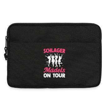 Schlager Mädels on Tour Schlagerparty Mädelsabend - Laptoptasche 13" - Schwarz - Vorne