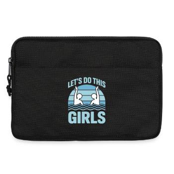 Synchronschwimmen Kunstschwimmen Wassersport - Laptoptasche 13" - Schwarz - Vorne