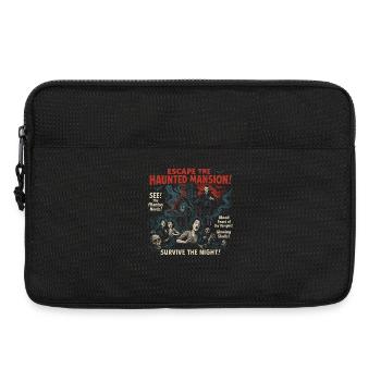 Haunted Mansion Escape Filmplakat Halloween - Laptoptasche 13" - Schwarz - Vorne