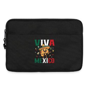 Viva Mexico Taco-Party-Vibes - Laptoptasche 13" - Schwarz - Vorne