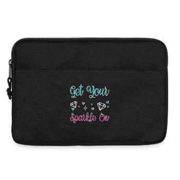 Diamond Painting Artist Get Your Sparkle On - Laptoptasche 13" - Schwarz - Vorne