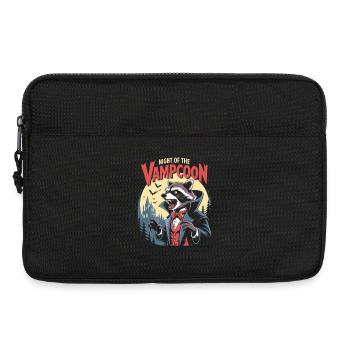 Vampcoon Nachtball Waschbär - Laptoptasche 13" - Schwarz - Vorne