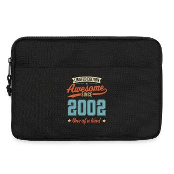 Genial seit 2002 - Laptoptasche 13" - Schwarz - Vorne