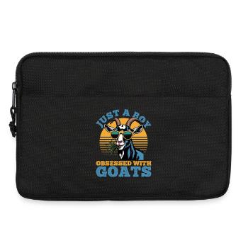 Funny Farm Animal Goat - Laptoptasche 13" - Schwarz - Vorne