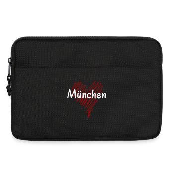 J’adore Munich, Munich, Allemagne - Sacoche pour ordinateur portable 13 pouces - noir - Devant