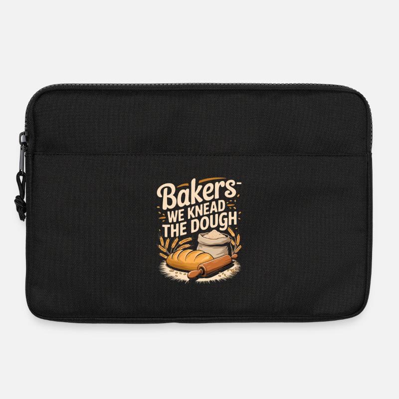 Baker Saying Bakers We Knead The Dough Bread Dough - Laptop bag 13" - black