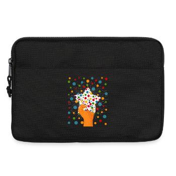 Spotty In Need 2025 Heart Dotty Spots Children - Laptop bag 13" - black - Front