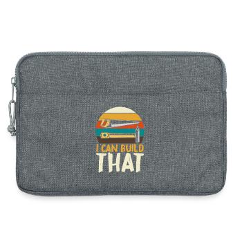 I can build this DIY - Laptop bag 13" - heather grey - Front
