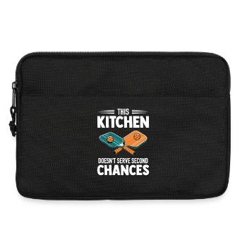 Tournoi de pickleball Teamn Dinkball cadeau - Sacoche pour ordinateur portable 13 pouces - noir - Devant