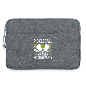 Pickleball My Kinda Kitchen Party - Laptoptasche 13" - Grau meliert - Vorne