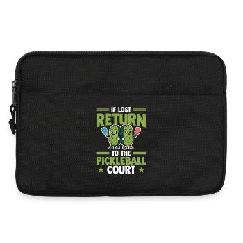 Pickleball Cucumber Combination Dinkball Outfit - Laptop bag 13" - black - Front