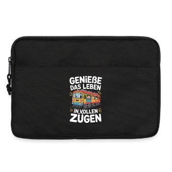 Railway Enjoy life to the fullest Railway - Laptop bag 13" - black - Front