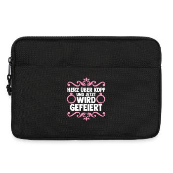 Enterrement de vie de garçon Équipe Mariée Enterrement de vie de jeune fille - Sacoche pour ordinateur portable 13 pouces - noir - Devant