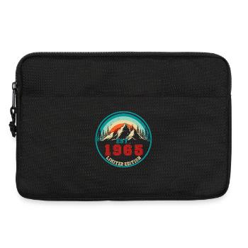 1965 Jahrgang Vintage Retro Geburtstag Geschenk - Laptoptasche 13" - Schwarz - Vorne