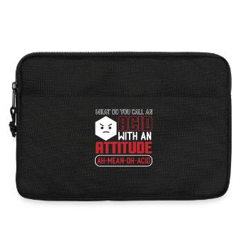 Chemie Chemiker Chemielehrer Spruch Wissenschaft - Laptoptasche 13" - Schwarz - Vorne