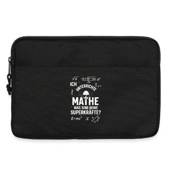 Superpouvoirs en mathématiques – J’enseigne aux enseignants - Sacoche pour ordinateur portable 13 pouces - noir - Devant