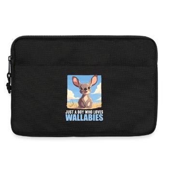 Wallabies Wallaby - Laptop bag 13" - black - Front