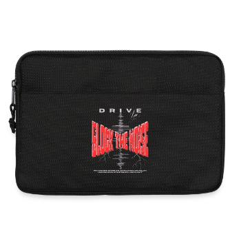 Block the Noise - Fokus & Drive - Laptoptasche 13" - Schwarz - Vorne