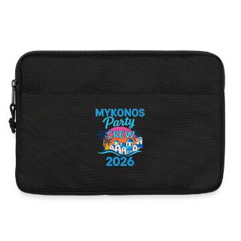 Mykonos Party Crew 2026 - Laptoptasche 13" - Schwarz - Vorne
