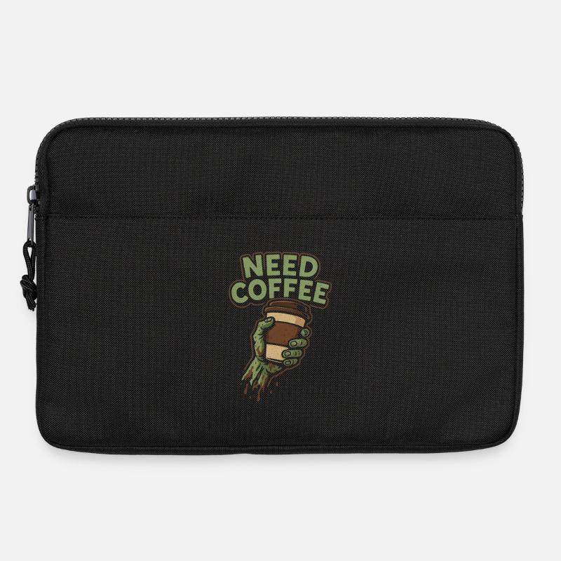 I need coffee funny - Laptop bag 13" - black