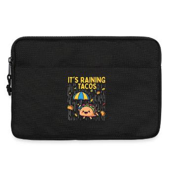 It's Raining Tacos Funny Food Quote - Laptop bag 13" - black - Front