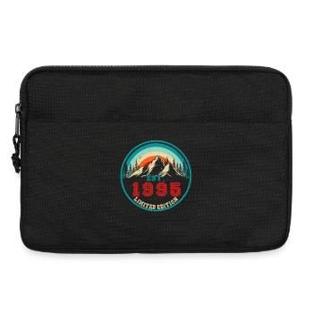 1995 Jahrgang Vintage Retro Geburtstag Geschenk - Laptoptasche 13" - Schwarz - Vorne