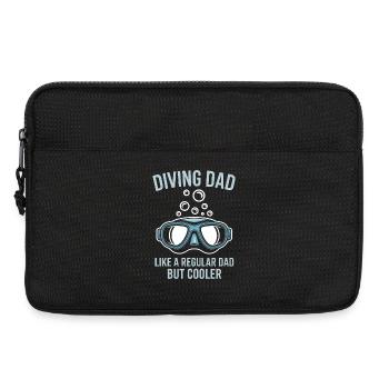 Plongée Dire Papa Drôle Cadeau de Plongée - Sacoche pour ordinateur portable 13 pouces - noir - Devant