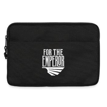 For The Emperor. Scifi Space Gaming Design - Laptop bag 13" - black - Front