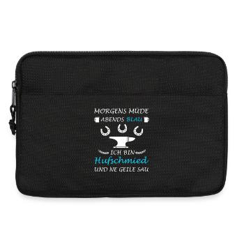 Farrier Horse Blacksmith Blacksmith Lustig - Laptop bag 13" - black - Front