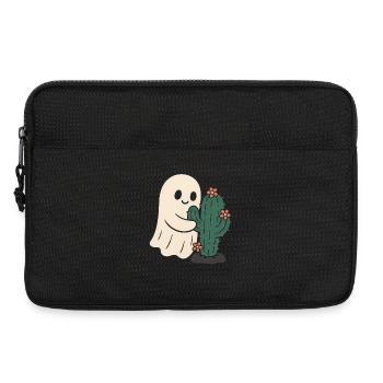 Geist umarmt Kaktus Blumen - Laptoptasche 13" - Schwarz - Vorne
