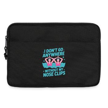 Synchronized swimming Artistic swimming Water sports - Laptop bag 13" - black - Front