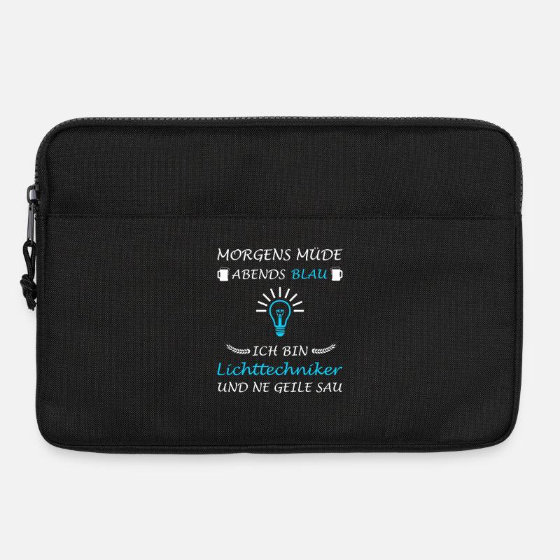 Lighting Technician Lighting Technology Saying Lighting Designer - Laptop bag 13" - black