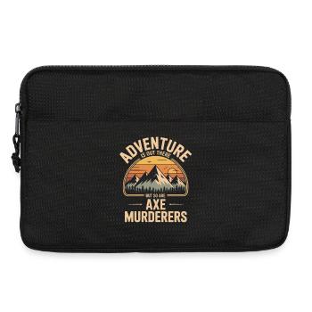 Abenteuerrufen: Axtmörder lauern - Laptoptasche 13" - Schwarz - Vorne