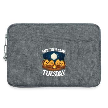 And Then Came Tuesday Taco Humor - Laptop bag 13" - heather grey - Front