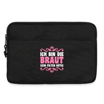 Enterrement de vie de garçon Équipe Mariée Enterrement de vie de jeune fille - Sacoche pour ordinateur portable 13 pouces - noir - Devant