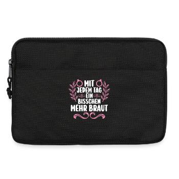 Enterrement de vie de garçon Équipe Mariée Enterrement de vie de jeune fille - Sacoche pour ordinateur portable 13 pouces - noir - Devant