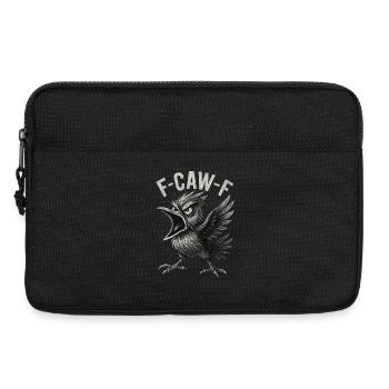 Crashing Raven Call F-Caw-F - Laptop bag 13" - black - Front