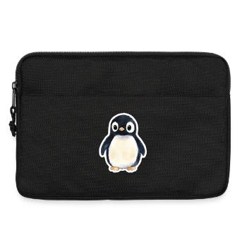 Pinguin - Laptoptasche 13" - Schwarz - Vorne