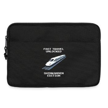 Fast Travel Unlocked | Shinkansen Japan - Laptop bag 13" - black - Front