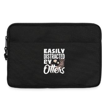Leicht Ablenkbar Durch Seeotter-cartoon - Laptoptasche 13" - Schwarz - Vorne